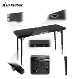 Tavolo DJ pieghevole Hardman DTS1, 154 x 52 cm, con borsa
