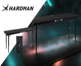 Tavolo DJ pieghevole Hardman DTS1, 154 x 52 cm, con borsa