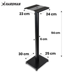 Supporto per monitor da studio Hardman HLM90, 94 cm, fino a 70 kg