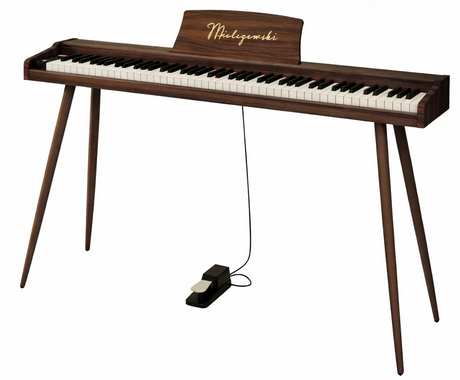 Mielczewski Virelai digitalpiano con gambe, marrone