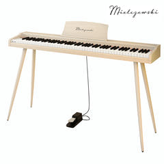 Mielczewski digitalpiano con gambe in metallo, beige