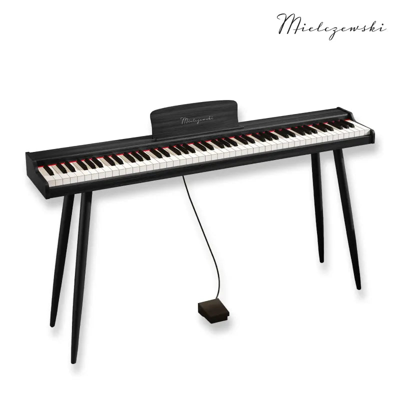 Mielczewski Canzonetta digitalpiano con gambe, nero