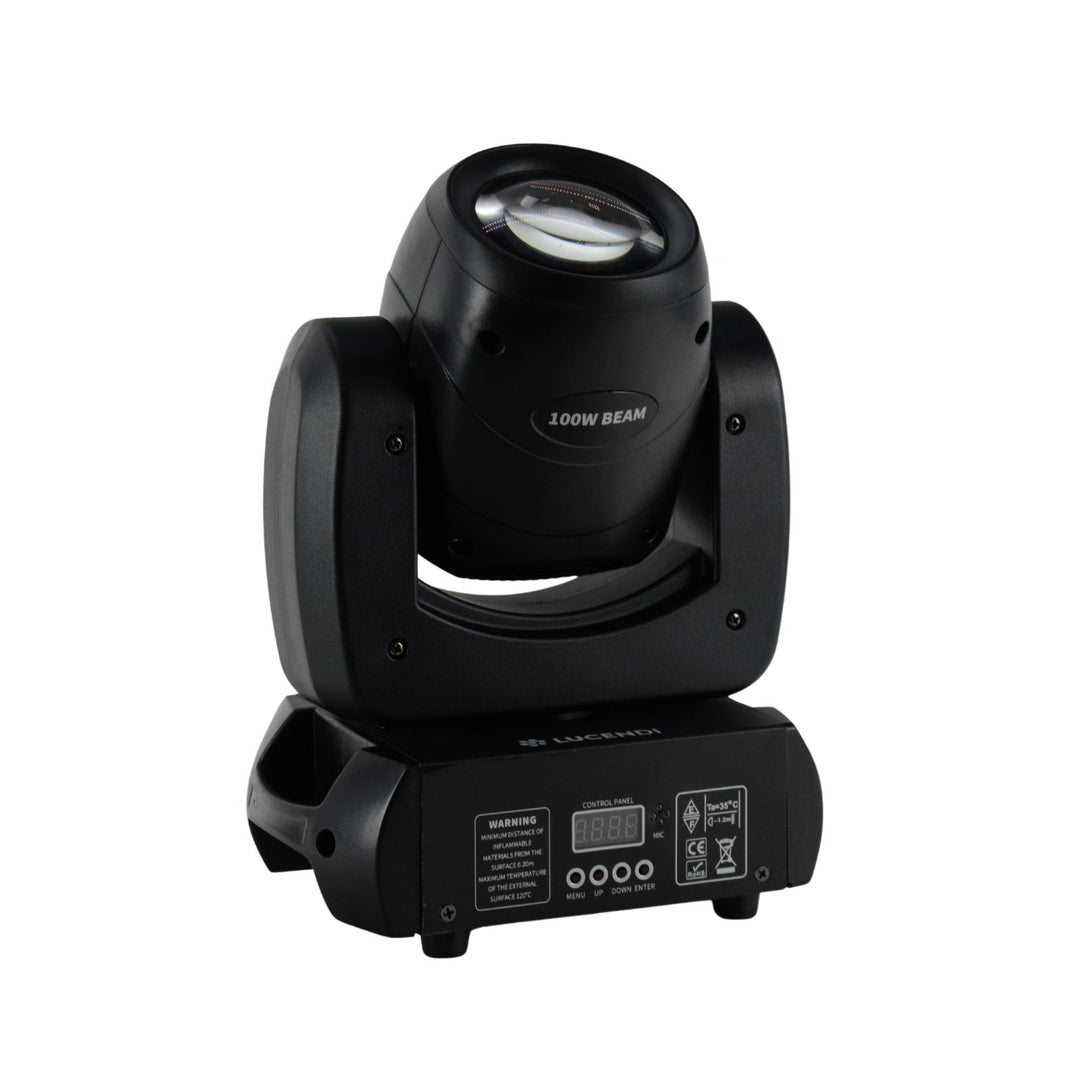 Lucendi BEAM100 moving head, set da 4 pezzi e case