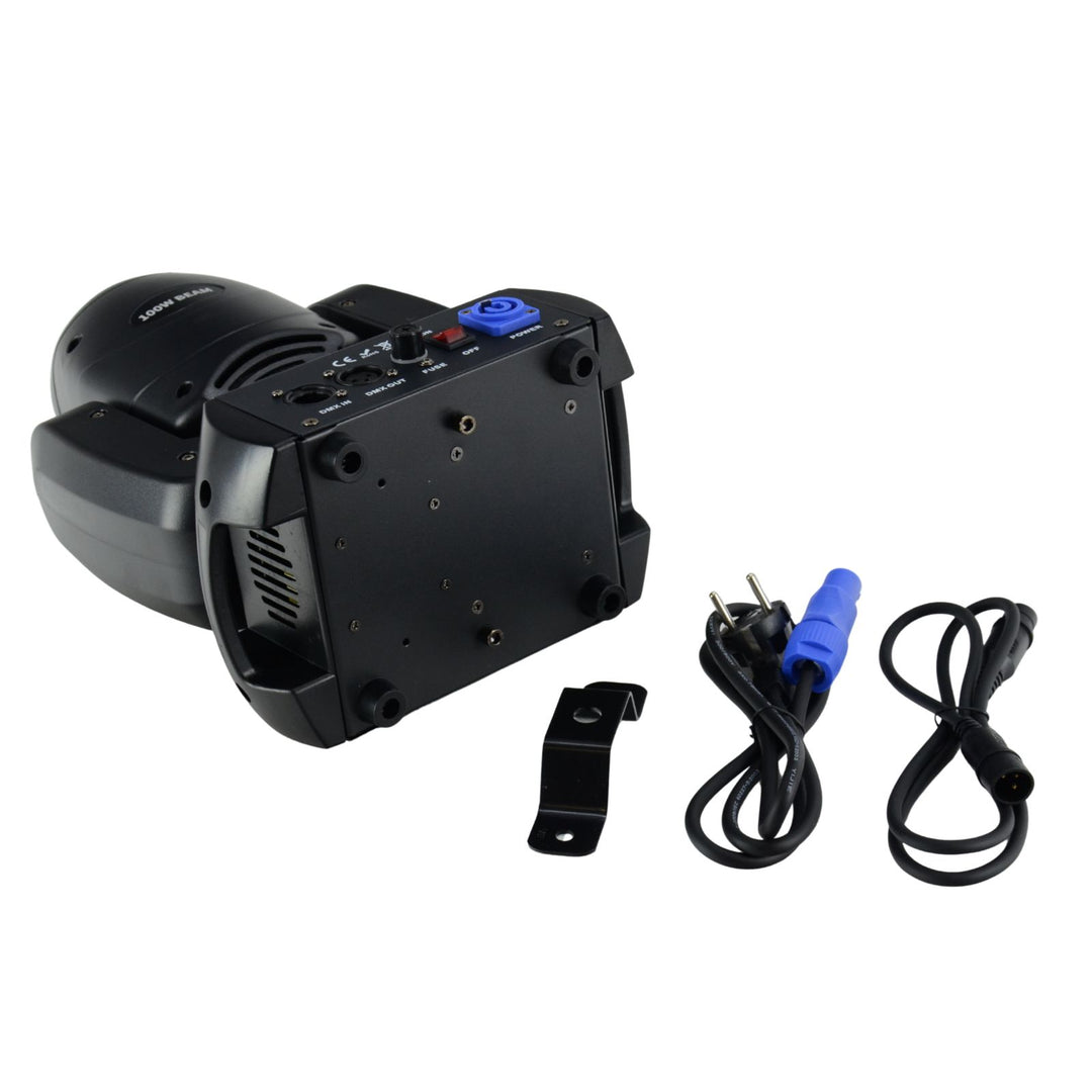 Lucendi BEAM100 moving head, set da 4 pezzi e case