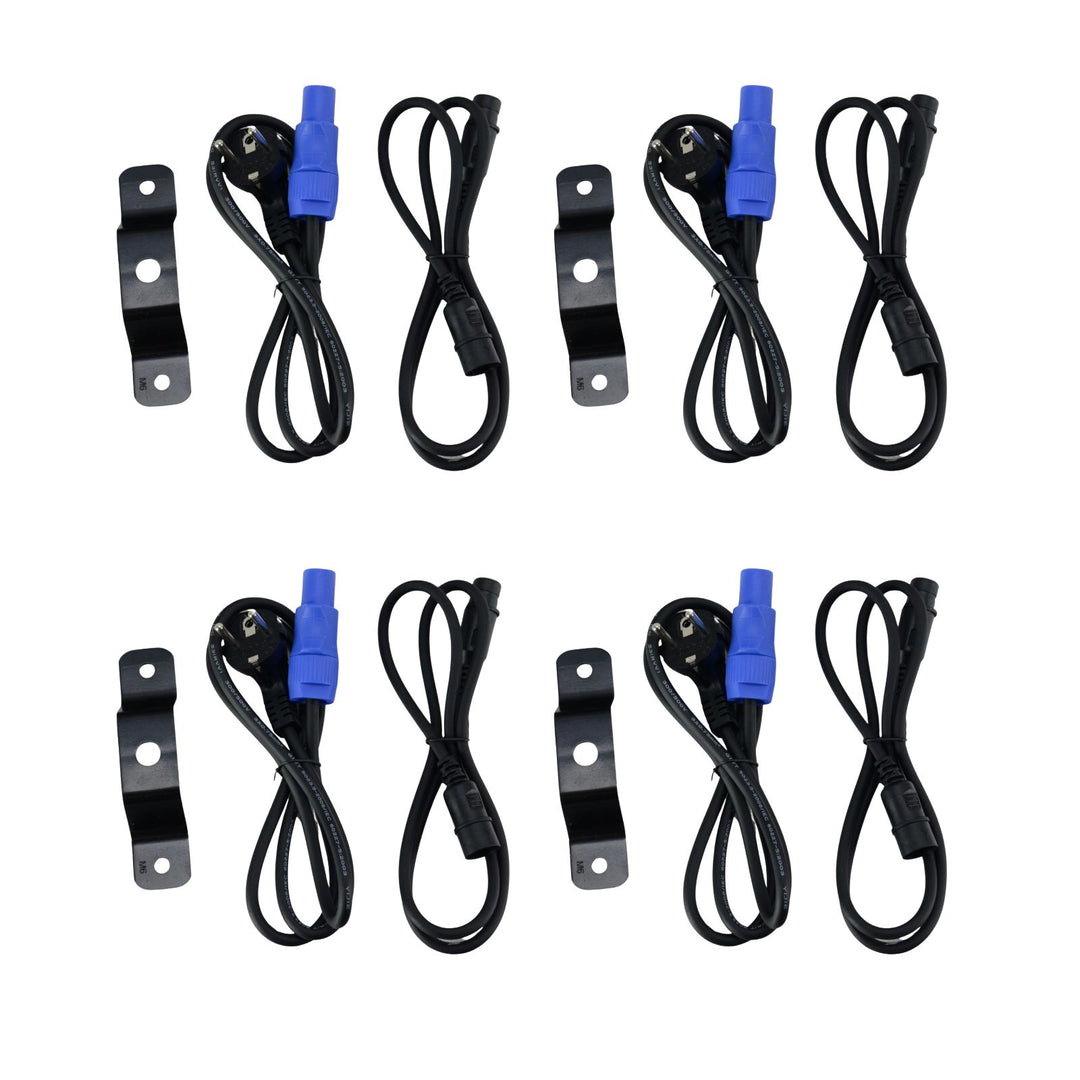 Lucendi BEAM100 moving head, set da 4 pezzi e case