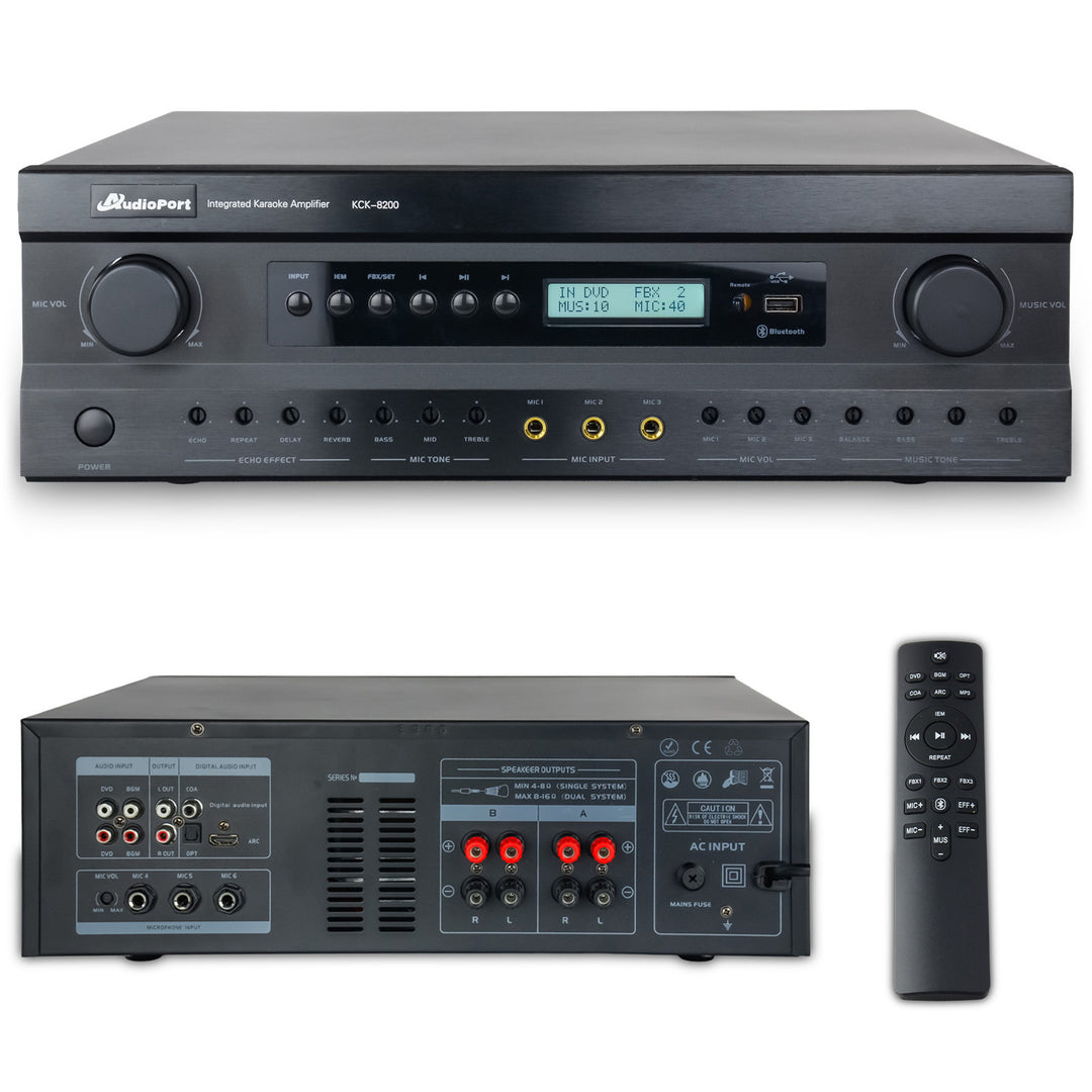 Audioport KC8200 2 x 200 W con DSP