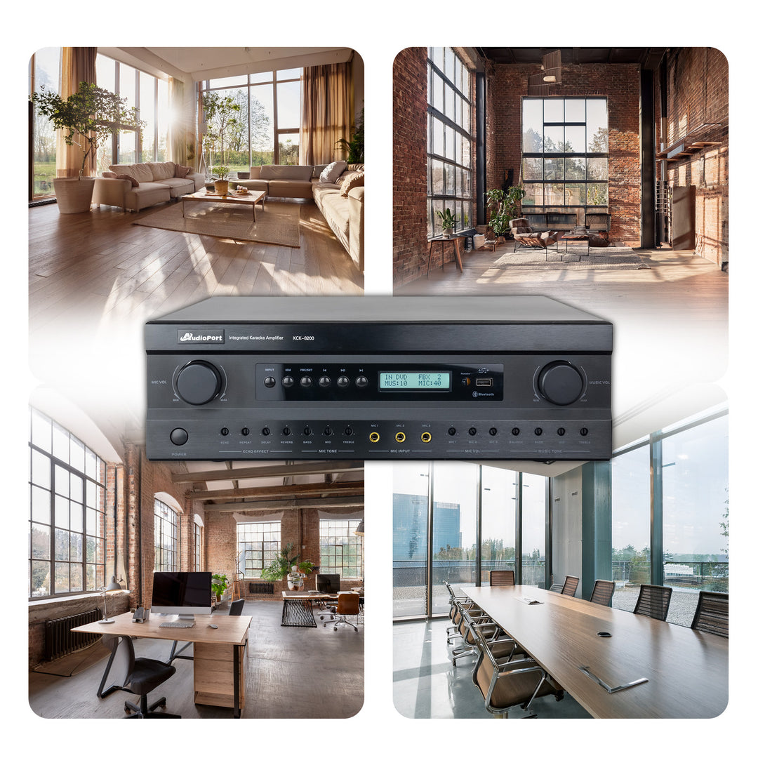 Audioport KC8200 2 x 200 W con DSP