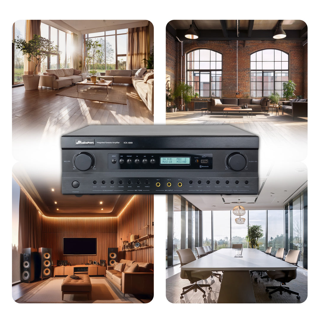 Amplificatore Audioport KC8300 2 x 300 W con DSP