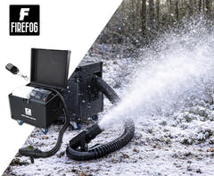 Firefog Snow Storm 1500 Pro macchine della neve da 1500 W in flightcase