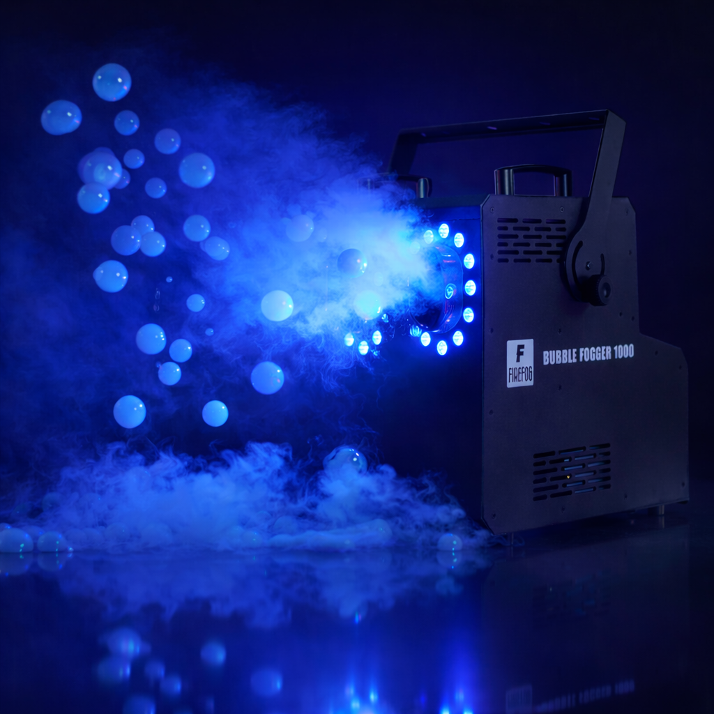 Firefog BUBBLE FOGGER 1000 macchina del fumo e delle bolle con LED RGBW