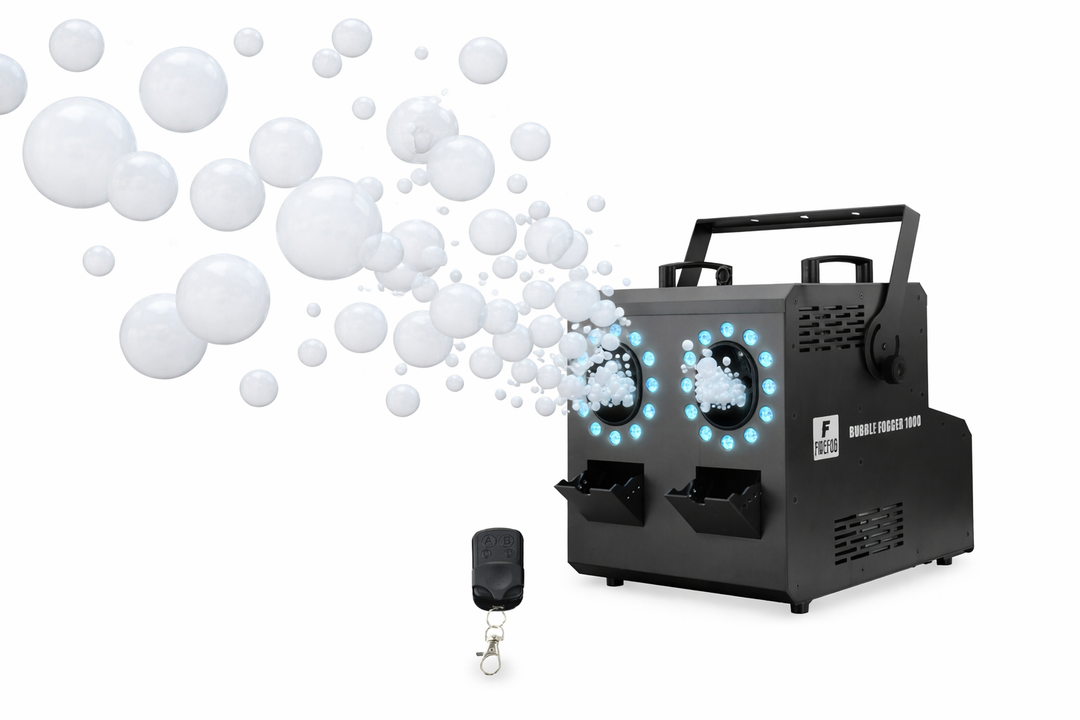 Firefog BUBBLE FOGGER 1000 macchina del fumo e delle bolle con LED RGBW