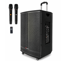 Audioport V15 altoparlante attivo portatile da 500 W con 2 microfoni