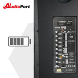 Audioport V15 altoparlante attivo portatile da 500 W con 2 microfoni
