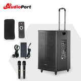 Audioport V15 altoparlante attivo portatile da 500 W con 2 microfoni