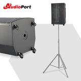 Audioport V15 altoparlante attivo portatile da 500 W con 2 microfoni