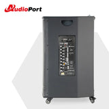 Audioport V15 altoparlante attivo portatile da 500 W con 2 microfoni