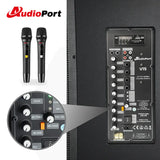Audioport V15 altoparlante attivo portatile da 500 W con 2 microfoni