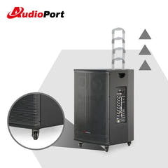 Audioport V15 altoparlante attivo portatile da 500 W con 2 microfoni