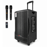 Audioport V12 cassa attiva portatile 350 W con 2 microfoni