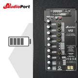 Audioport V12 cassa attiva portatile 350 W con 2 microfoni