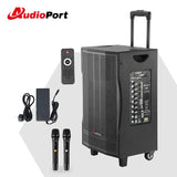 Audioport V12 cassa attiva portatile 350 W con 2 microfoni