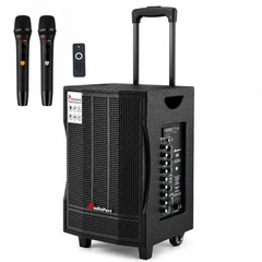 Audioport V8 cassa attiva portatile 250 W con 2 microfoni