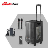 Audioport V8 cassa attiva portatile 250 W con 2 microfoni