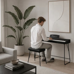 Mielczewski Tiento digitalpiano, marrone scuro