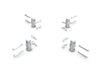 QTM Kit di montaggio per Truss 4 uova, 8 pin e 8 aghi