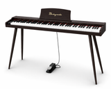 Mielczewski Virelai digitalpiano con gambe, marrone scuro
