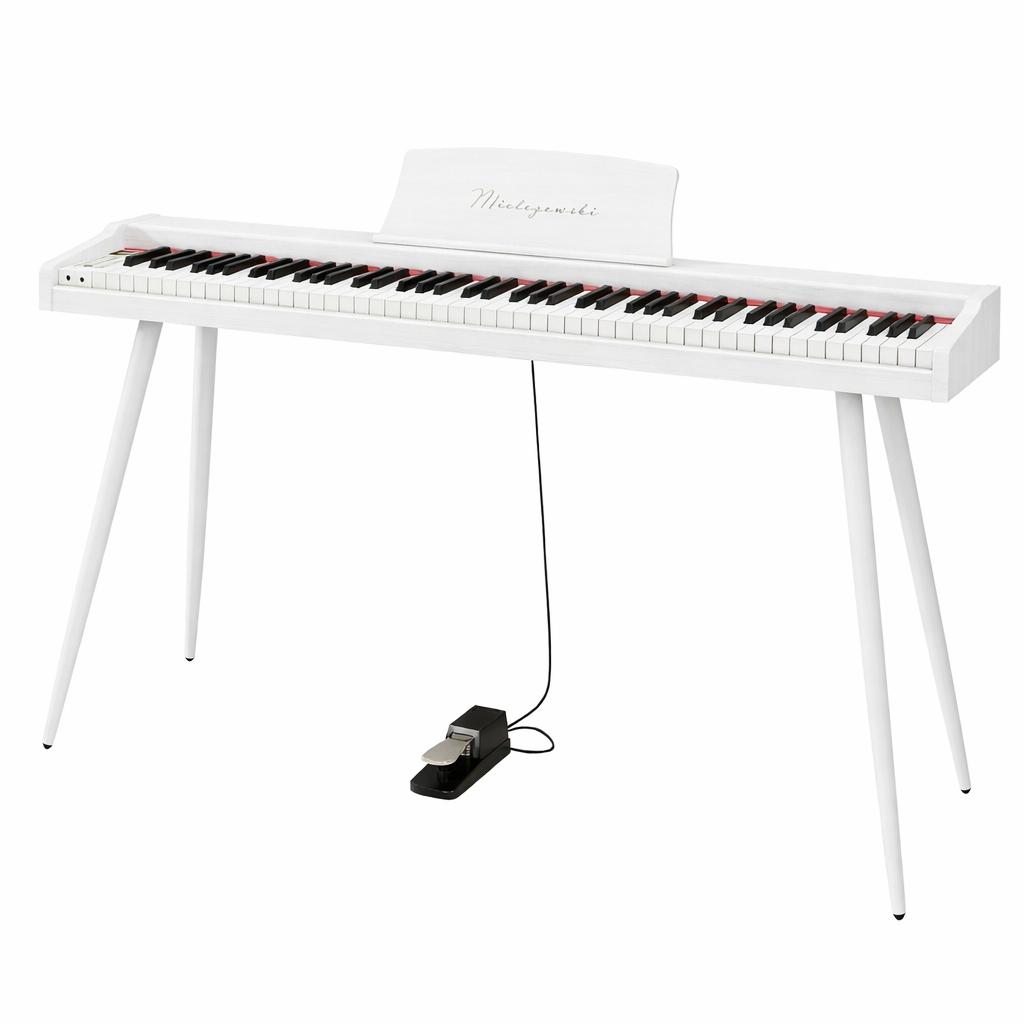 Digitalpiano Mielczewski Virelai con gambe, bianco