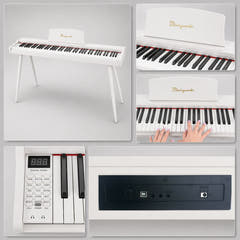 Digitalpiano Mielczewski Virelai con gambe, bianco