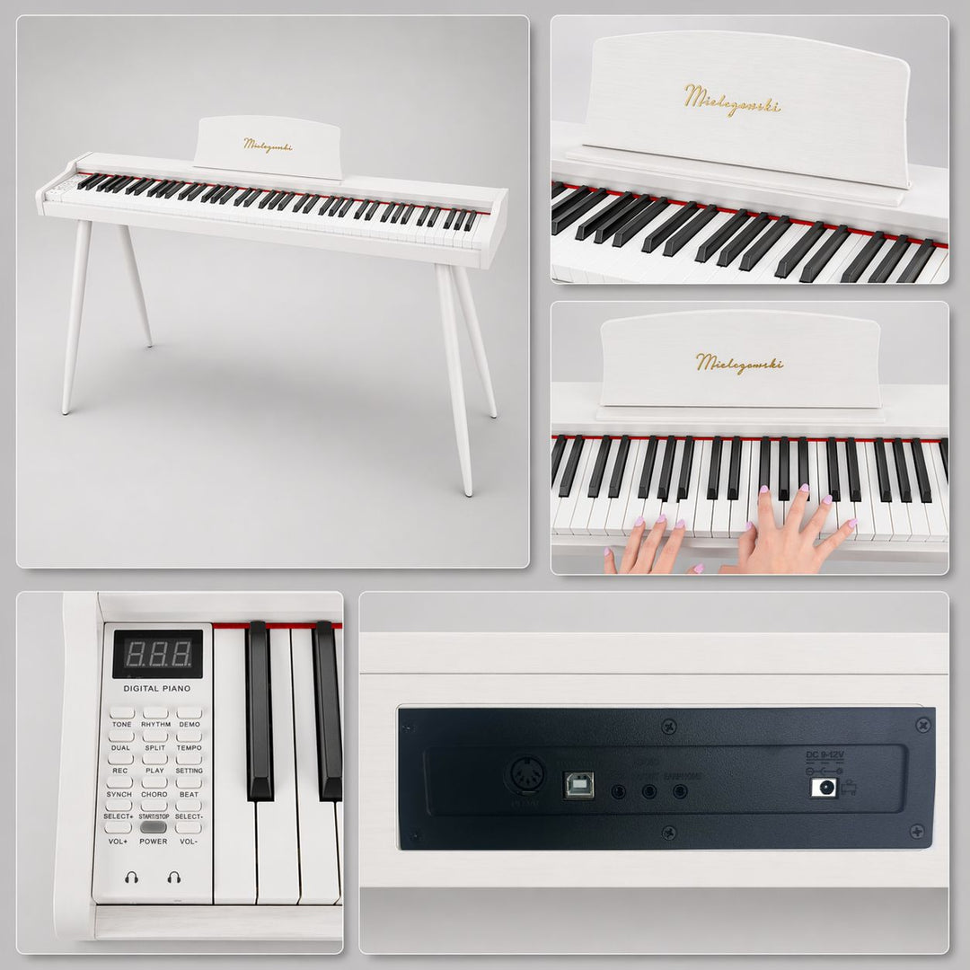 Digitalpiano Mielczewski Virelai con gambe, bianco
