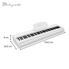 Mielczewski Canzona digitalpiano, bianco