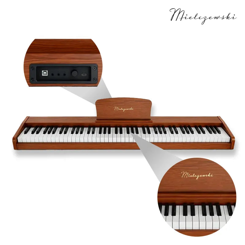 Mielczewski Canzona digitalpiano, mogano chiaro