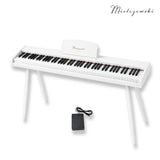 Mielczewski Canzonetta digitalpiano con gambe, bianco