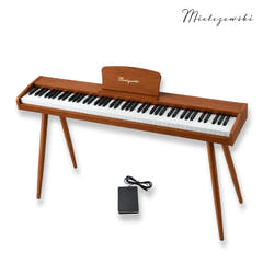Mielczewski Canzonetta digitalpiano con gambe, mogano chiaro