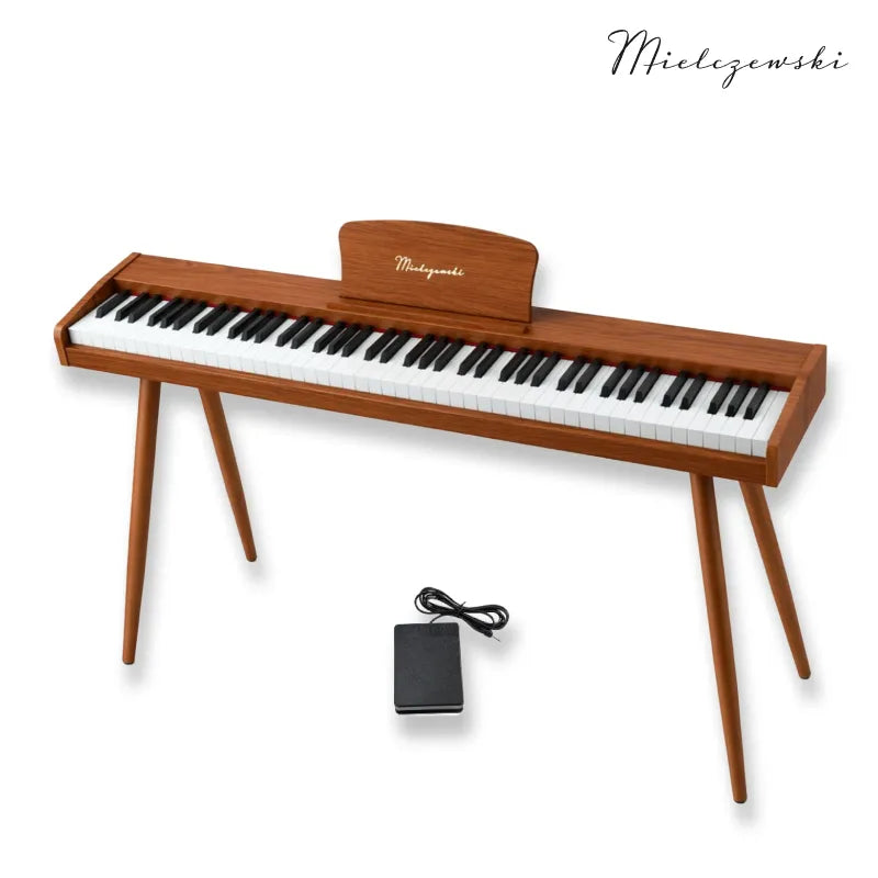 Mielczewski Canzonetta digitalpiano con gambe, mogano chiaro