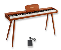 Mielczewski Canzonetta digitalpiano con gambe, mogano chiaro