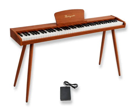 Mielczewski Canzonetta digitalpiano con gambe, mogano chiaro