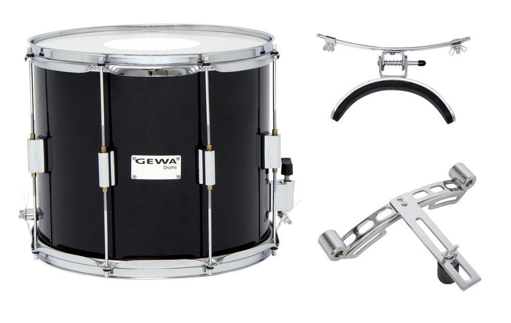 GEWA tamburo da parata 14" x 10", betulla laminata nera