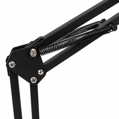 Supporto per microfono da tavolo Hardman con base pesante e braccio, fino a 2,5 kg