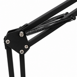 Supporto per microfono da tavolo Hardman con base pesante e braccio, fino a 2,5 kg