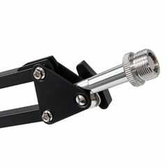Supporto per microfono da tavolo Hardman con base pesante e braccio, fino a 2,5 kg