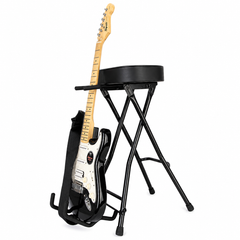 Hardman SB207 poggiapiede per chitarra con poggiapiedi e supporto per chitarra.