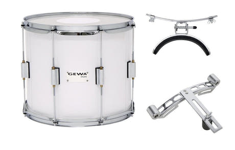 GEWA tamburo tenore 14" x 10", betulla laminata bianca, senza cordiera