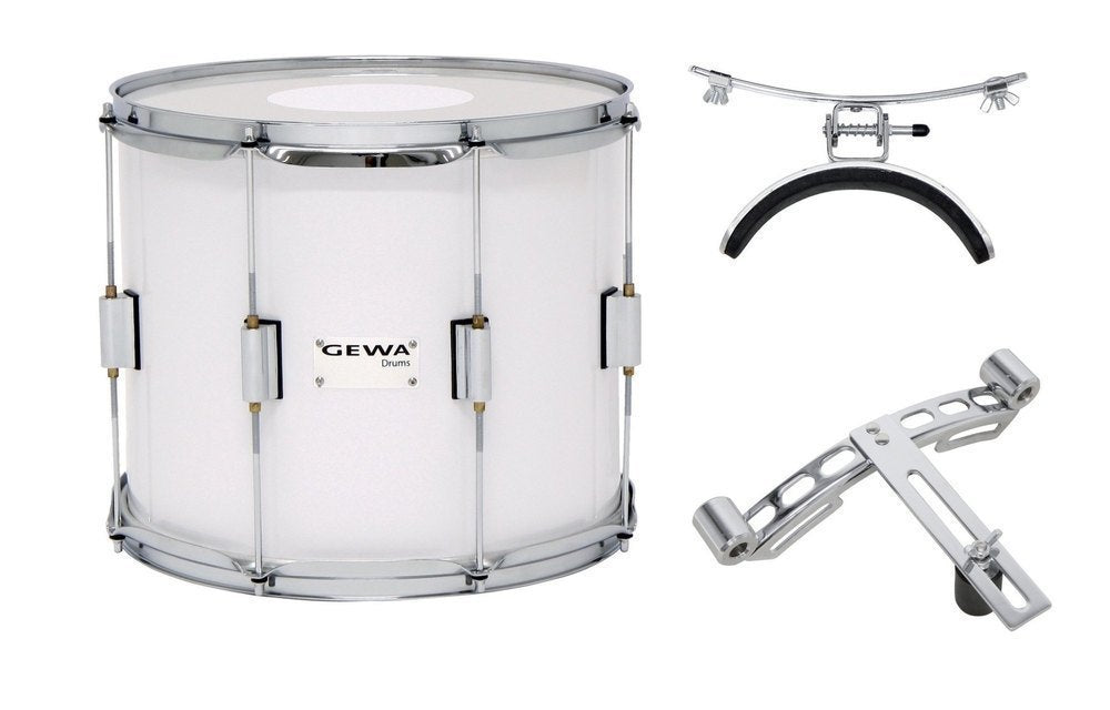 GEWA tamburo tenore 14" x 10", betulla laminata bianca, senza cordiera