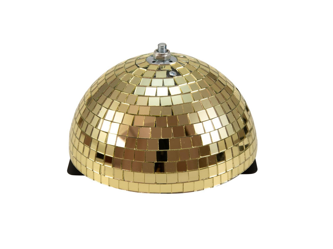 EUROLITE Mezza sfera a specchi 20cm oro motorizzata