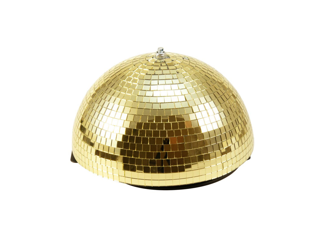 EUROLITE Mezza sfera a specchi 30cm oro motorizzata