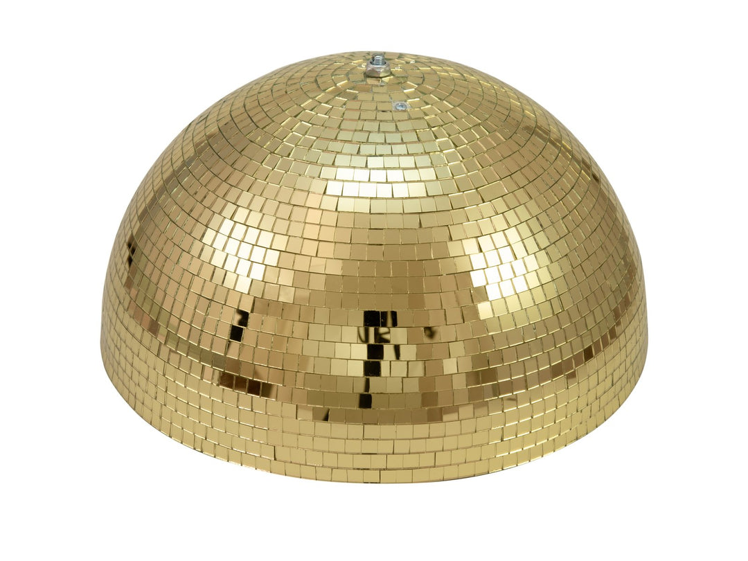 EUROLITE Mezza Sfera a Specchi 40 cm oro motorizzata